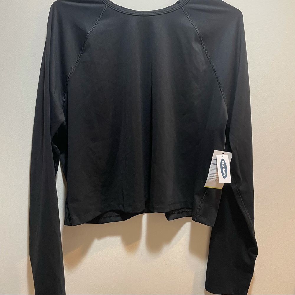 NWT! Old navy black gym long sleeve